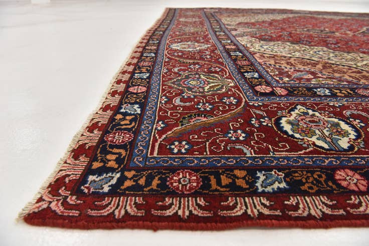 Detail image of 10' 2 x 13' 5 Hand Knotted Tabriz Persian Wool Rug