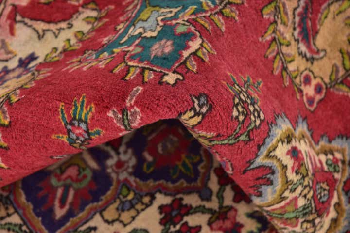6' x 8' 10 Hand Knotted Tabriz Persian Wool Rug