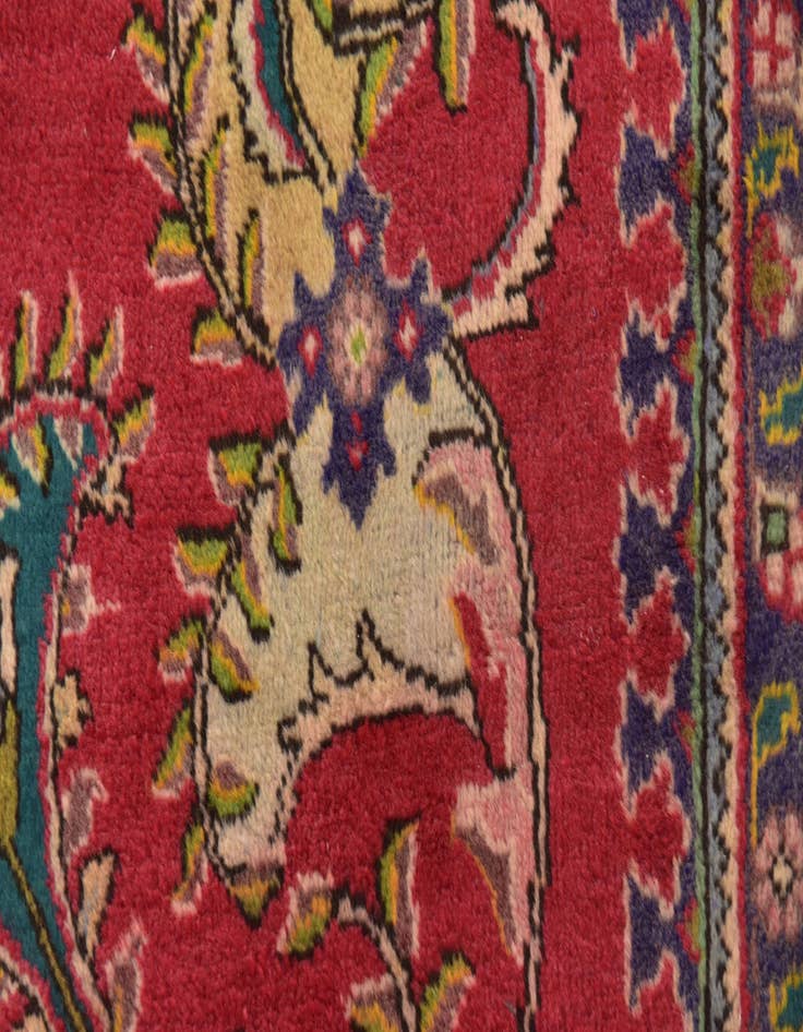 Detail image of 6' x 8' 10 Hand Knotted Tabriz Persian Wool Rug