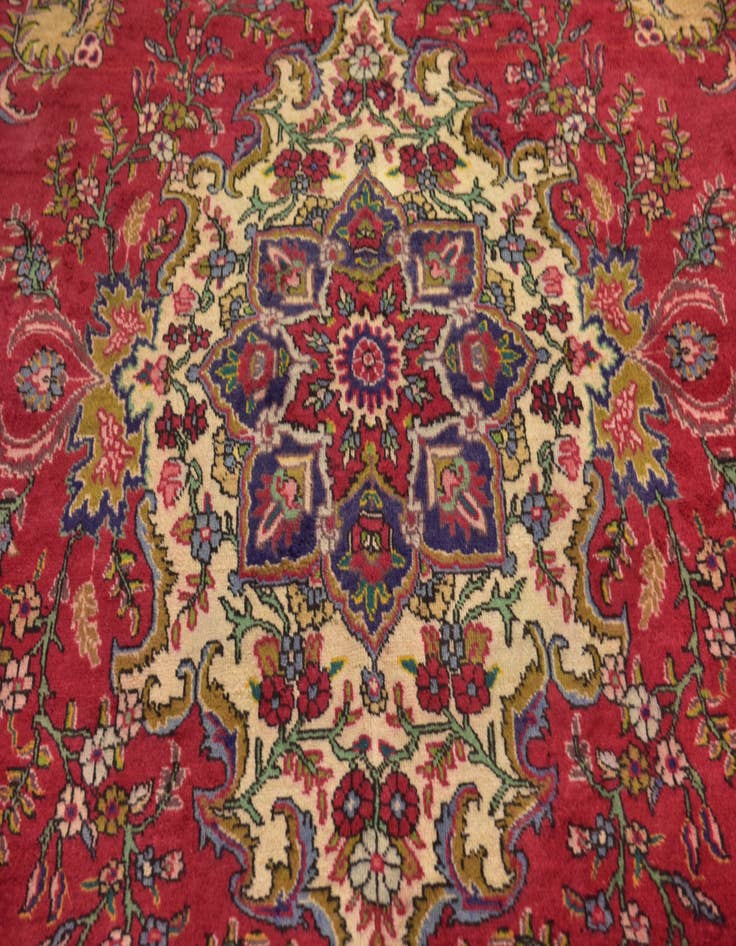 Detail image of 6' x 8' 10 Hand Knotted Tabriz Persian Wool Rug
