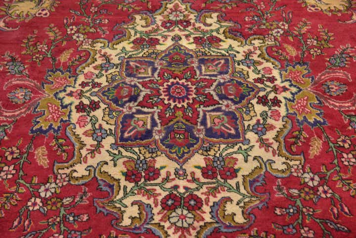 6' x 8' 10 Hand Knotted Tabriz Persian Wool Rug