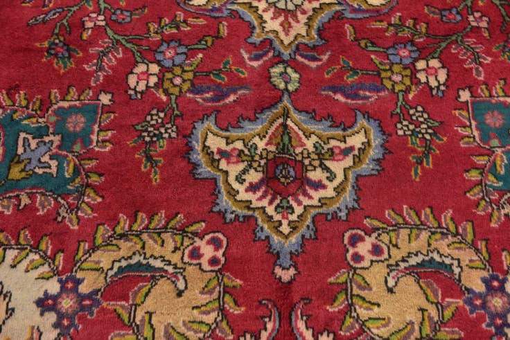 Detail image of 6' x 8' 10 Hand Knotted Tabriz Persian Wool Rug