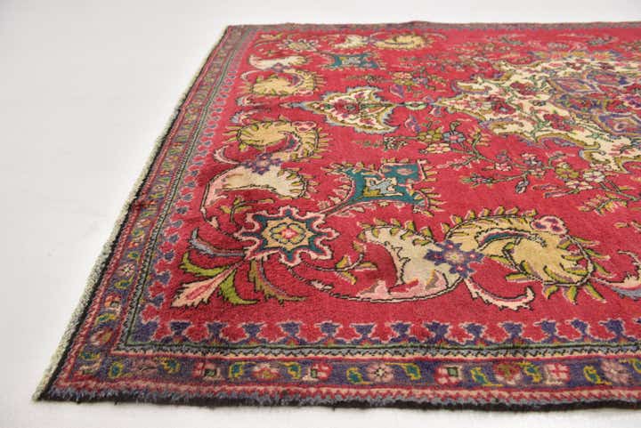 6' x 8' 10 Hand Knotted Tabriz Persian Wool Rug