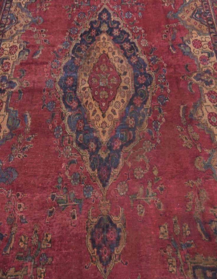 Detail image of 8' x 10' 8 Hand Knotted Tabriz Persian Wool Rug