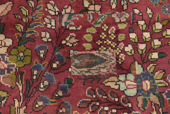 9' 6 x 12' 9 Hand Knotted Tabriz Persian Wool Rug