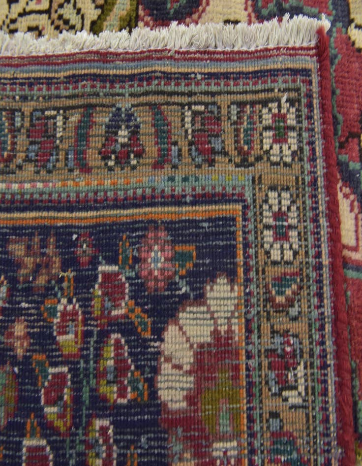 Detail image of 9' 6 x 12' 9 Hand Knotted Tabriz Persian Wool Rug