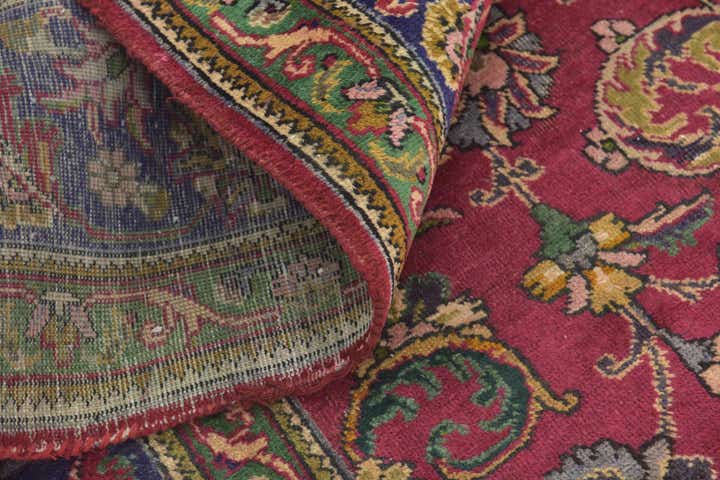 9' 10 x 13' 2 Hand Knotted Tabriz Persian Wool Rug