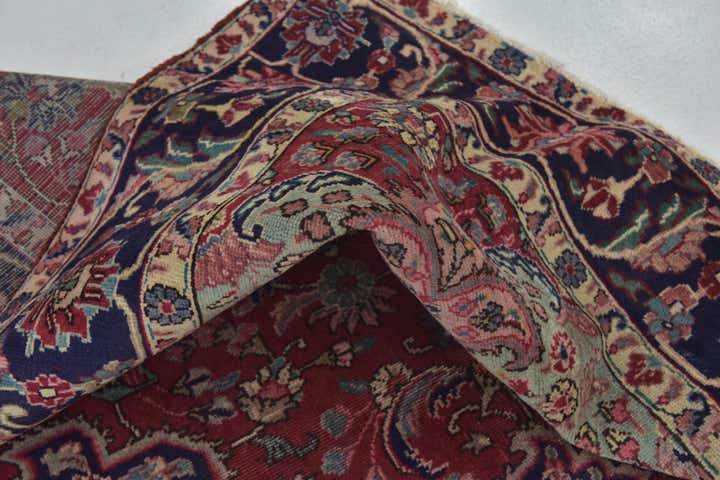 9' 8 x 13' 2 Hand Knotted Tabriz Persian Wool Rug