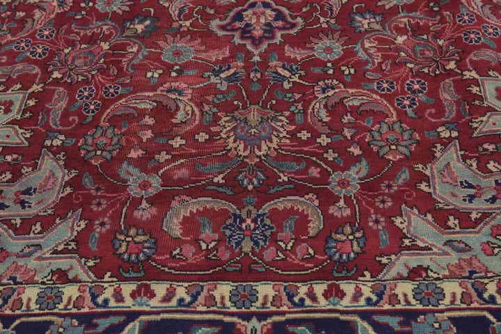 9' 8 x 13' 2 Hand Knotted Tabriz Persian Wool Rug