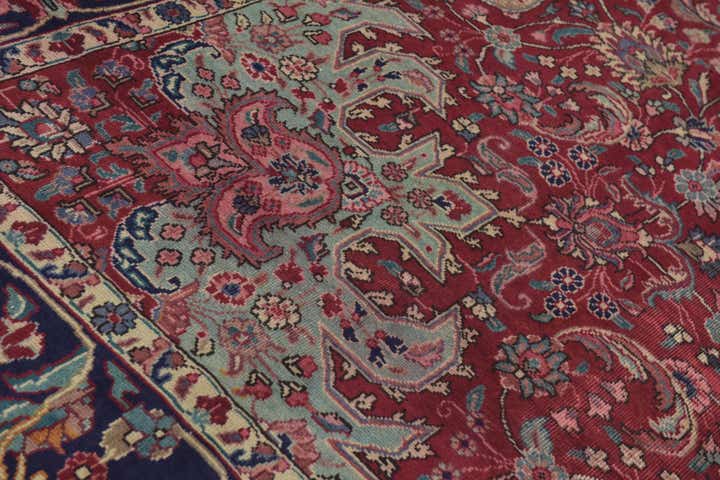 9' 8 x 13' 2 Hand Knotted Tabriz Persian Wool Rug