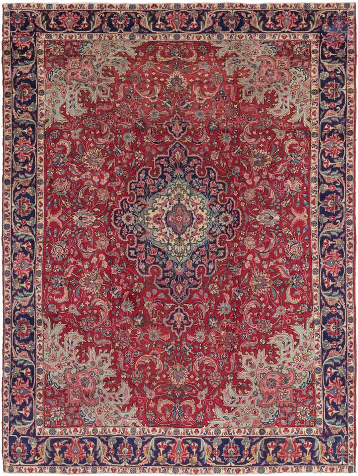 9' 8 x 13' 2 Hand Knotted Tabriz Persian Wool Rug