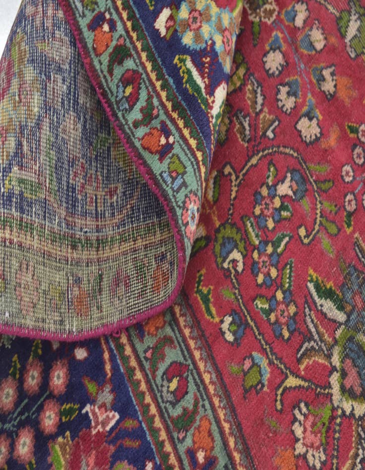 Detail image of 9' 8 x 13' Hand Knotted Tabriz Persian Wool Rug