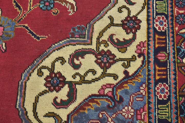 9' 10 x 12' 7 Hand Knotted Tabriz Persian Wool Rug