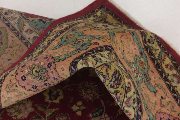 9' 7 x 13' 2 Hand Knotted Tabriz Persian Wool Rug