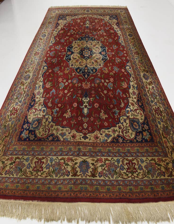 Detail image of 10' x 13' 2 Hand Knotted Tabriz Wool Rug