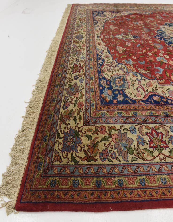 Detail image of 10' x 13' 2 Hand Knotted Tabriz Wool Rug