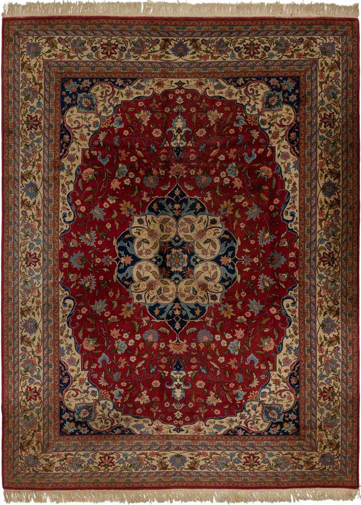 10' x 13' 2 Hand Knotted Tabriz Wool Rug