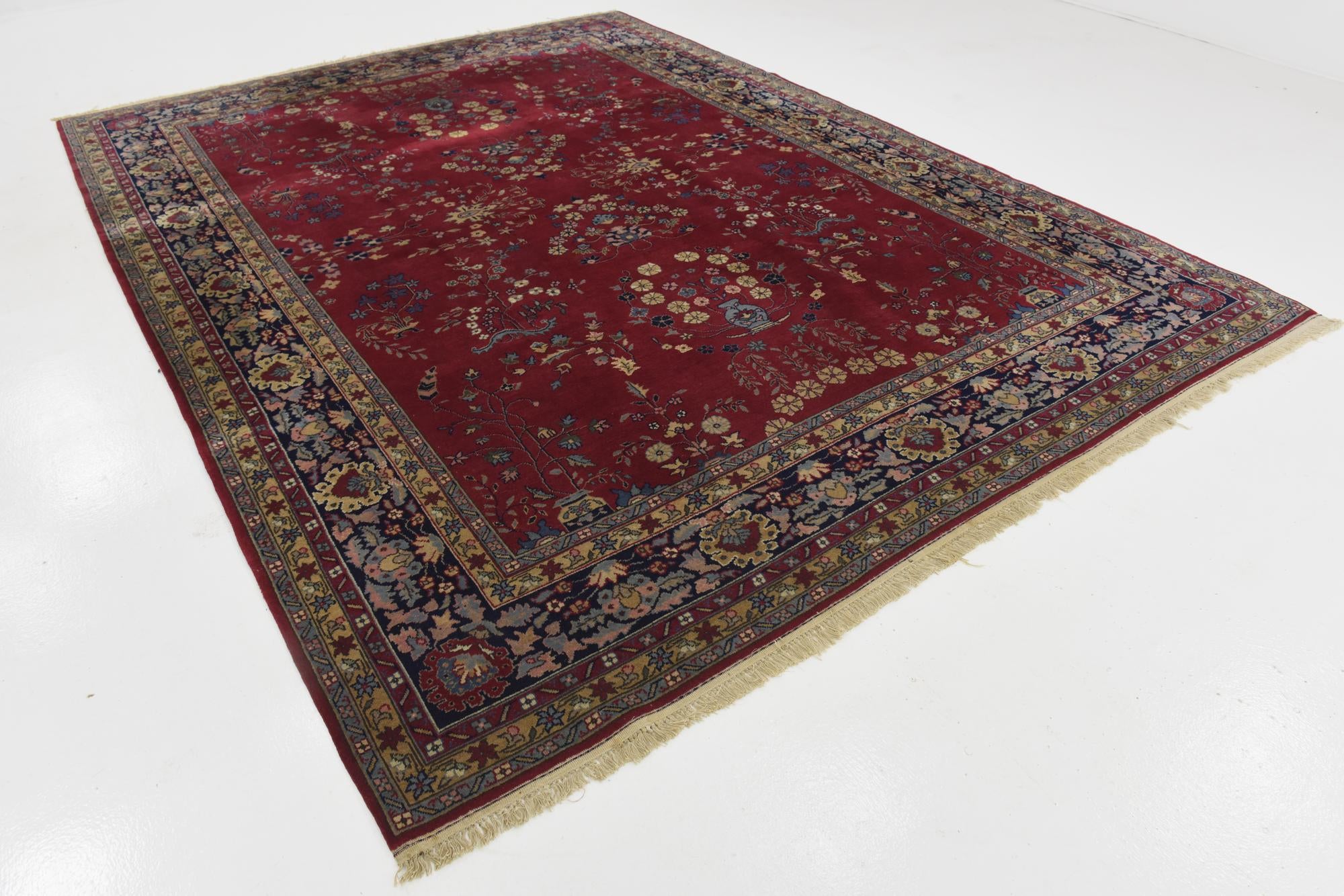 8' 9 x 11' 10 Hand Knotted Tabriz Wool Rug
