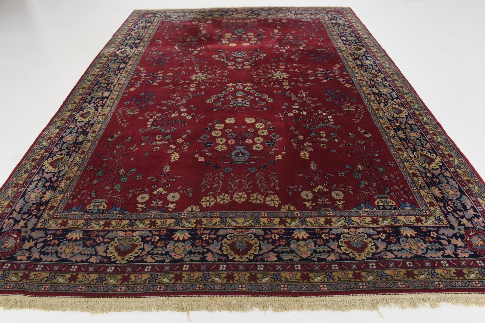 8' 9 x 11' 10 Hand Knotted Tabriz Wool Rug