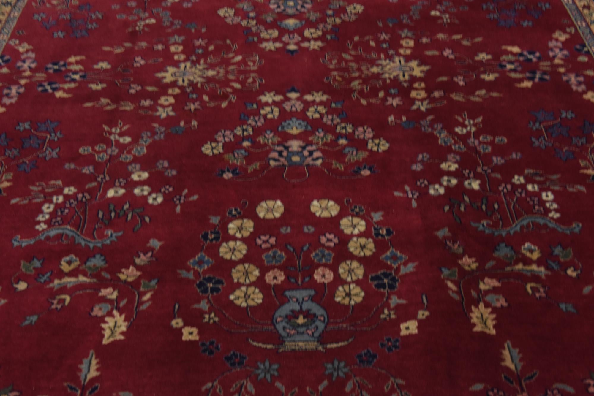 8' 9 x 11' 10 Hand Knotted Tabriz Wool Rug