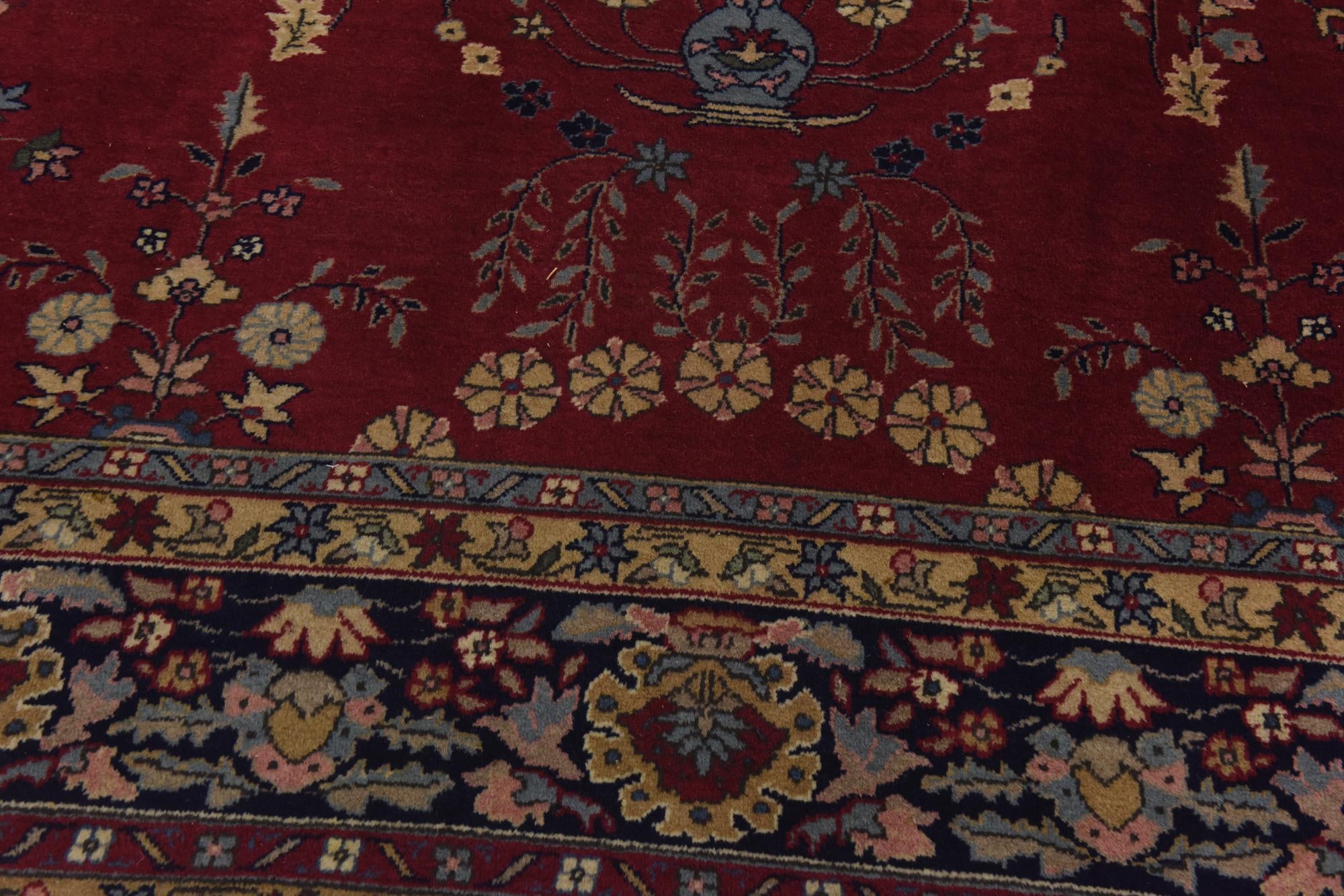 8' 9 x 11' 10 Hand Knotted Tabriz Wool Rug