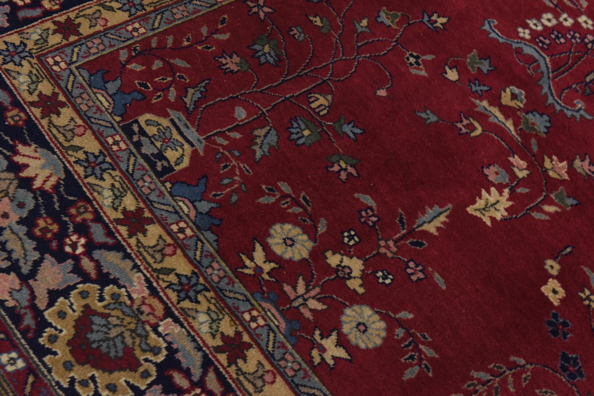 8' 9 x 11' 10 Hand Knotted Tabriz Wool Rug
