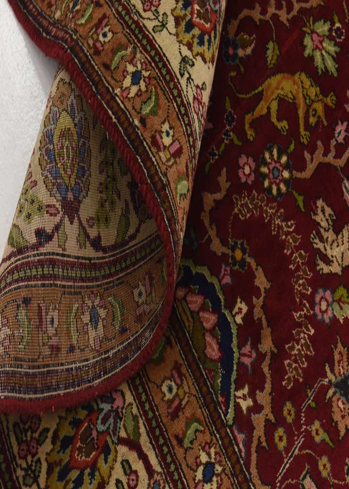 9' 7 x 12' 10 Hand Knotted Tabriz Persian Wool Rug