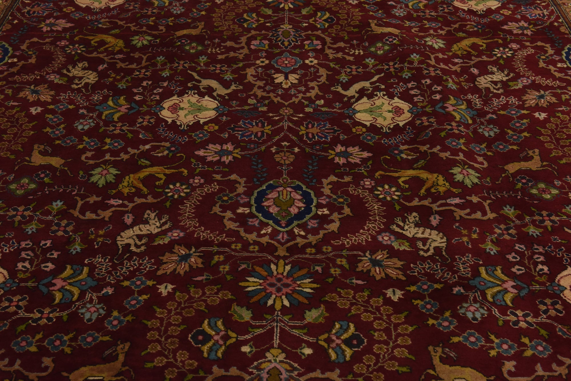 9' 7 x 12' 10 Hand Knotted Tabriz Persian Wool Rug