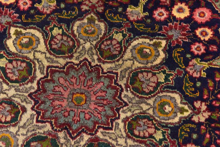 10' x 12' 9 Hand Knotted Tabriz Persian Wool Rug