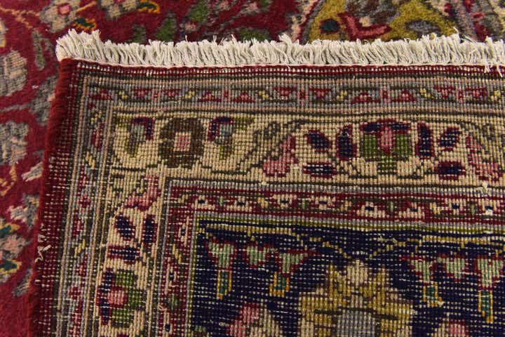 10' x 12' 9 Hand Knotted Tabriz Persian Wool Rug