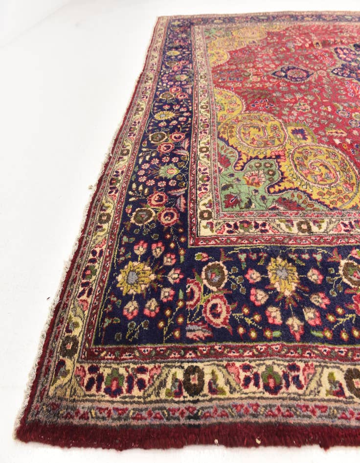 Detail image of 10' x 12' 9  Hand Knotted Tabriz Persian Wool Rug