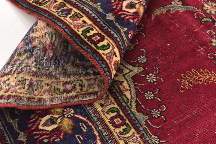 9' 8 x 13' Hand Knotted Tabriz Persian Wool Rug