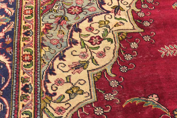 9' 8 x 13' Hand Knotted Tabriz Persian Wool Rug