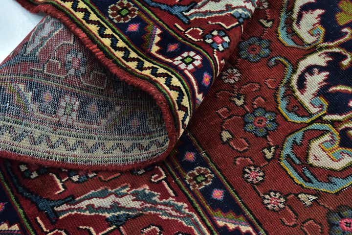 9' 10 x 12' 9 Hand Knotted Tabriz Persian Wool Rug