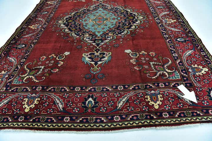 9' 10 x 12' 9 Hand Knotted Tabriz Persian Wool Rug