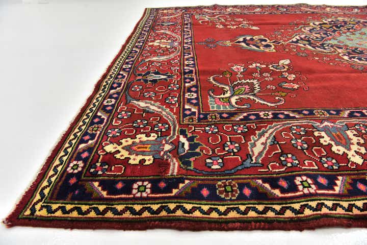 9' 10 x 12' 9 Hand Knotted Tabriz Persian Wool Rug