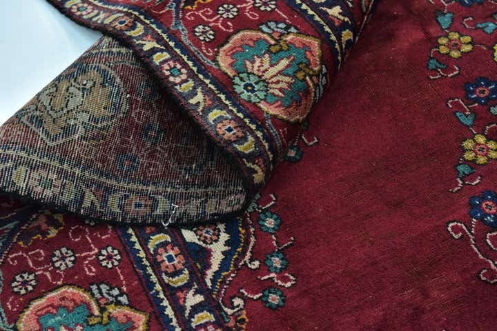 9' 7 x 12' 6 Hand Knotted Tabriz Persian Wool Rug