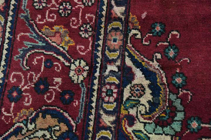 9' 7 x 12' 6 Hand Knotted Tabriz Persian Wool Rug