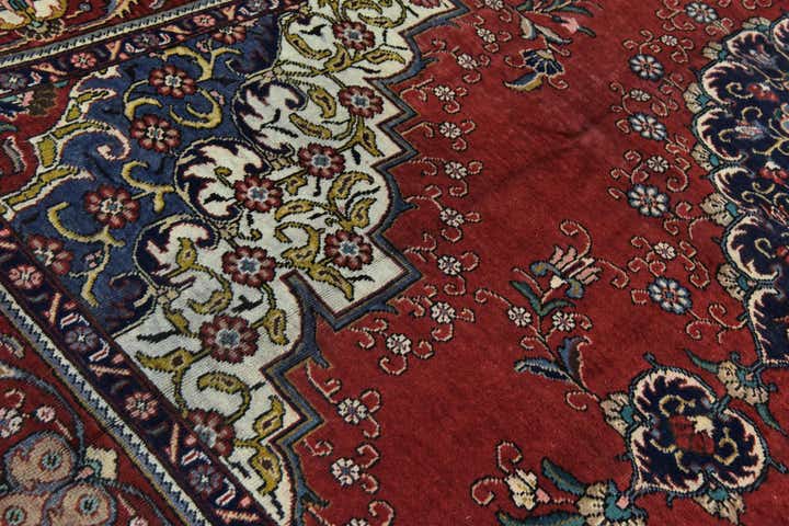 9' 10 x 13' Hand Knotted Tabriz Persian Wool Rug