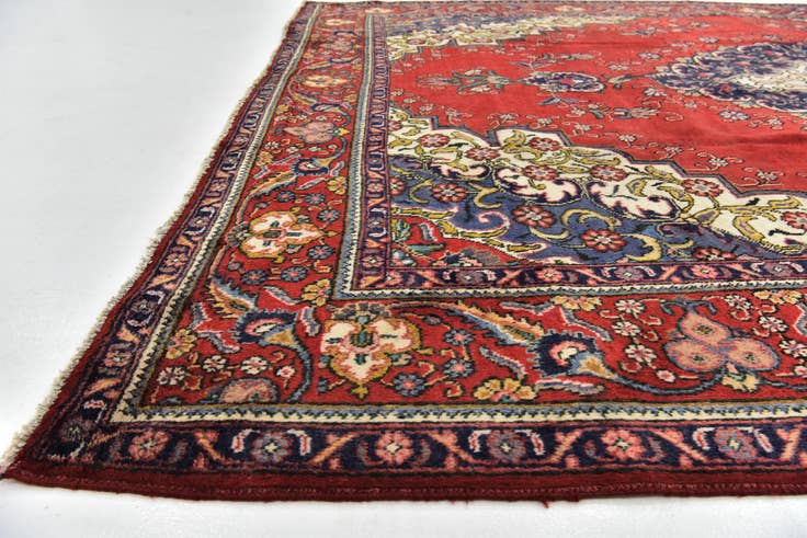 Detail image of 9' 10 x 13' Hand Knotted Tabriz Persian Wool Rug