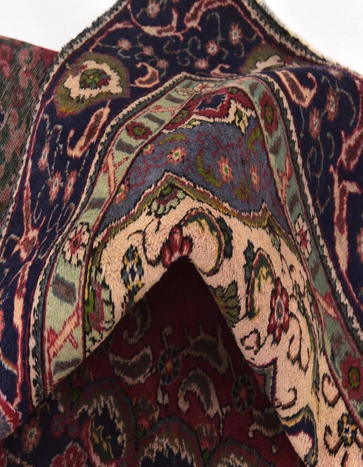 Detail image of 9' 4 x 12' 5 Hand Knotted Tabriz Persian Wool Rug