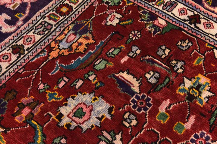 9' 10 x 13' Hand Knotted Tabriz Persian Wool Rug