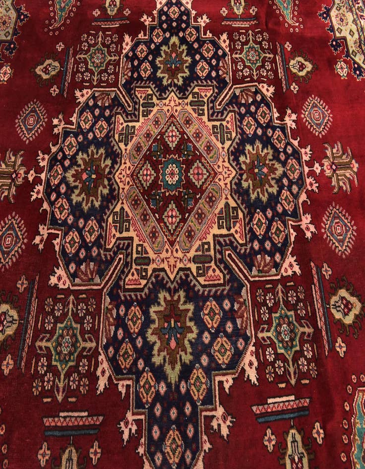 Detail image of 10' x 12' 9  Hand Knotted Tabriz Persian Wool Rug