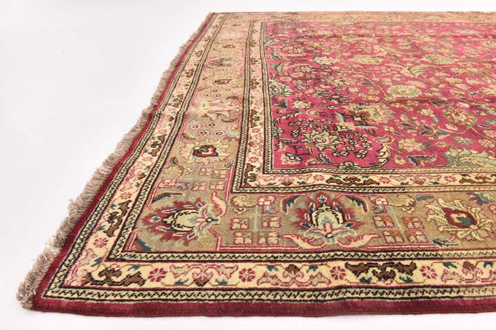9' 10 x 12' 10 Hand Knotted Tabriz Persian Wool Rug