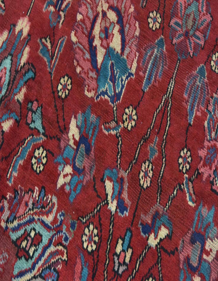 Detail image of 4' 7 x 9' 5 Hand Knotted Tabriz Persian Wool Rug
