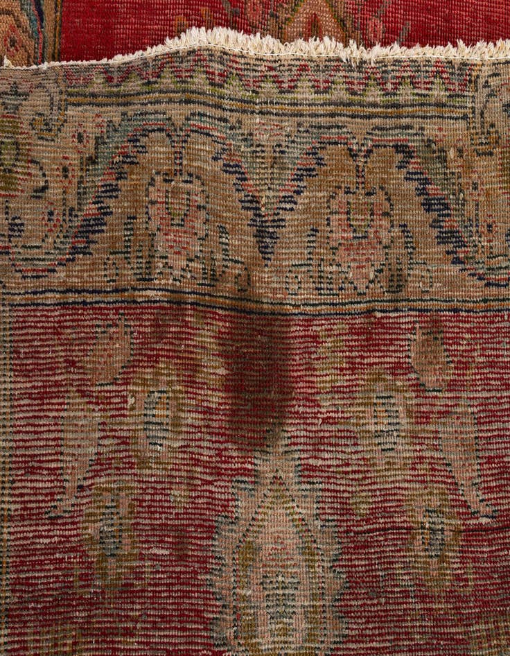 Detail image of 4' x 6' Hand Knotted Tabriz Persian Wool Rug