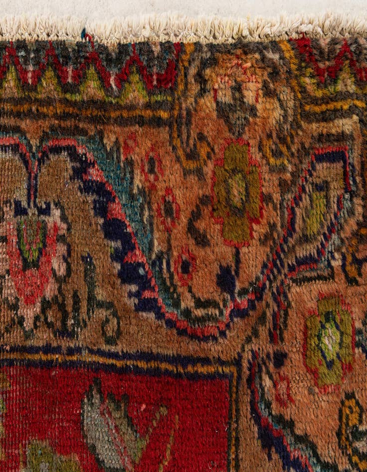 Detail image of 4' x 6' Hand Knotted Tabriz Persian Wool Rug
