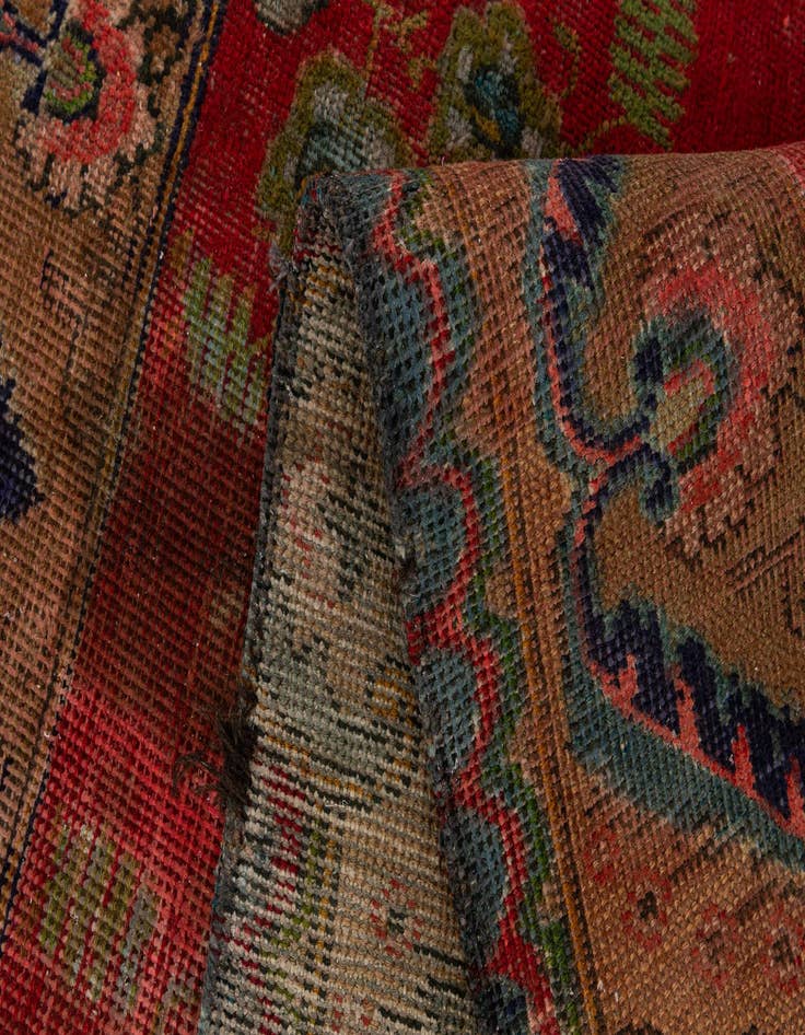 Detail image of 4' x 6' Hand Knotted Tabriz Persian Wool Rug