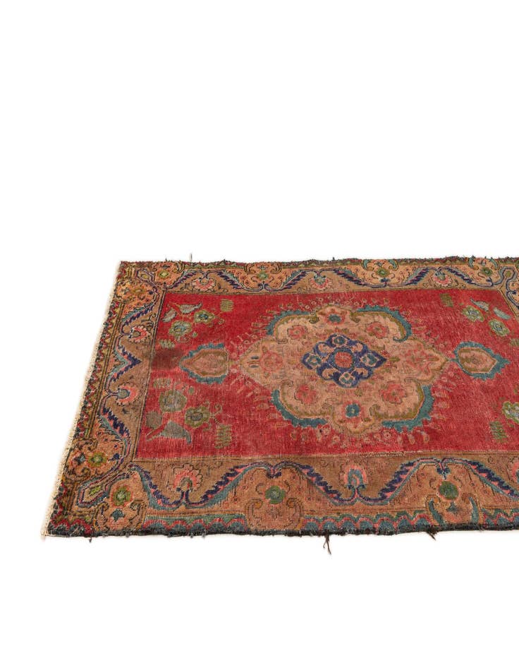 Detail image of 4' x 6' Hand Knotted Tabriz Persian Wool Rug