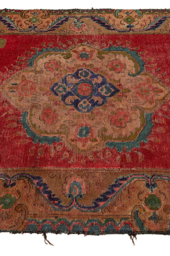 4' x 6' Hand Knotted Tabriz Persian Wool Rug